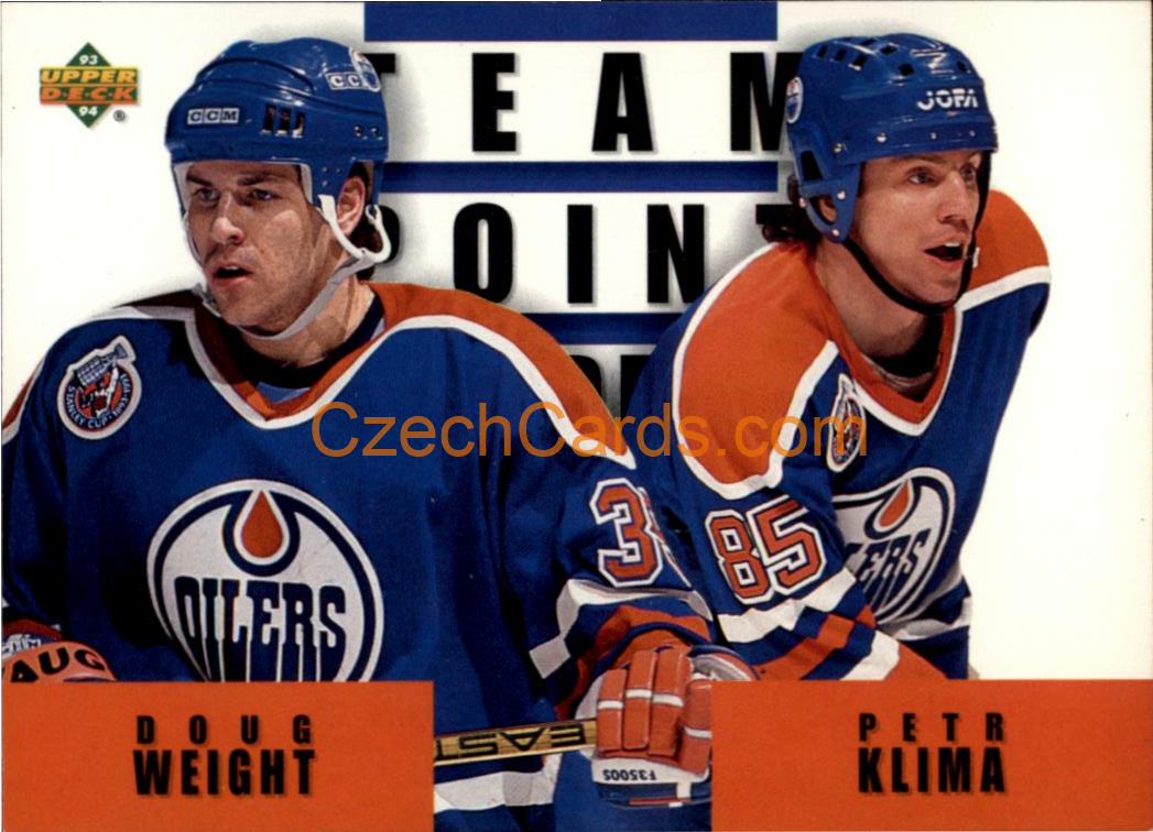 Doug Weight - Petr Klima1993/94 Upper Deck #291