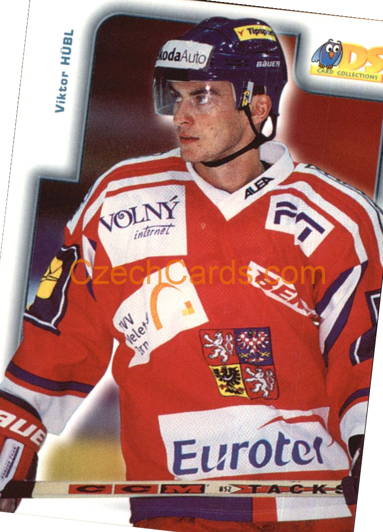 Viktor Hübl DS 2001/02 hokejová kartička #17