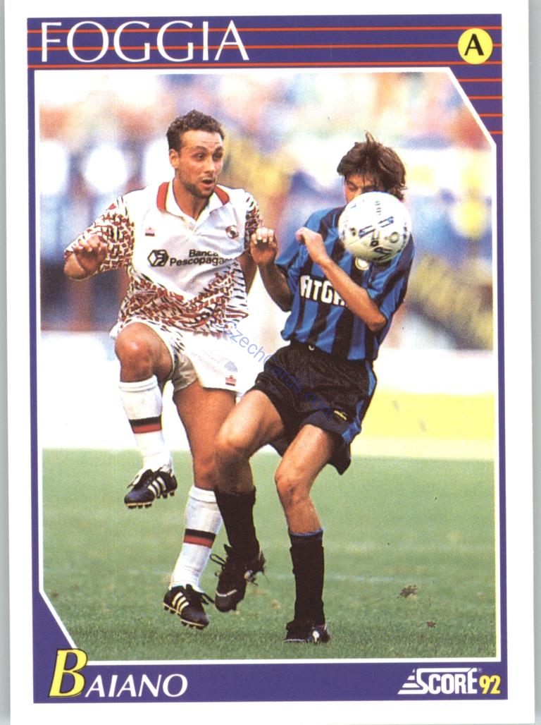Francesco Baiano 1992 Score Italian League #99