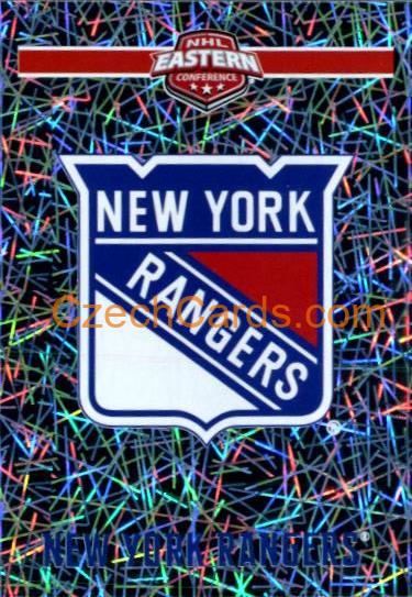 New York Rangers Logo 2018/19 Panini NHL sticker metal #155