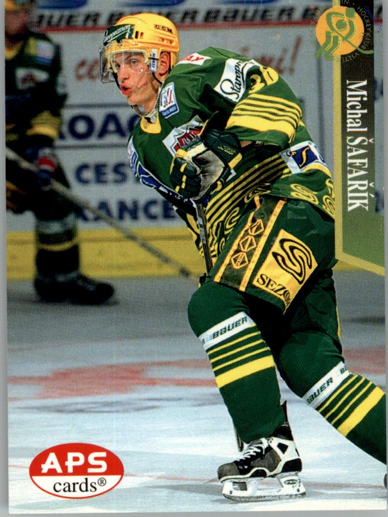 Michal Šafařík APS 97/98 hokejová karta #46 Vsetín