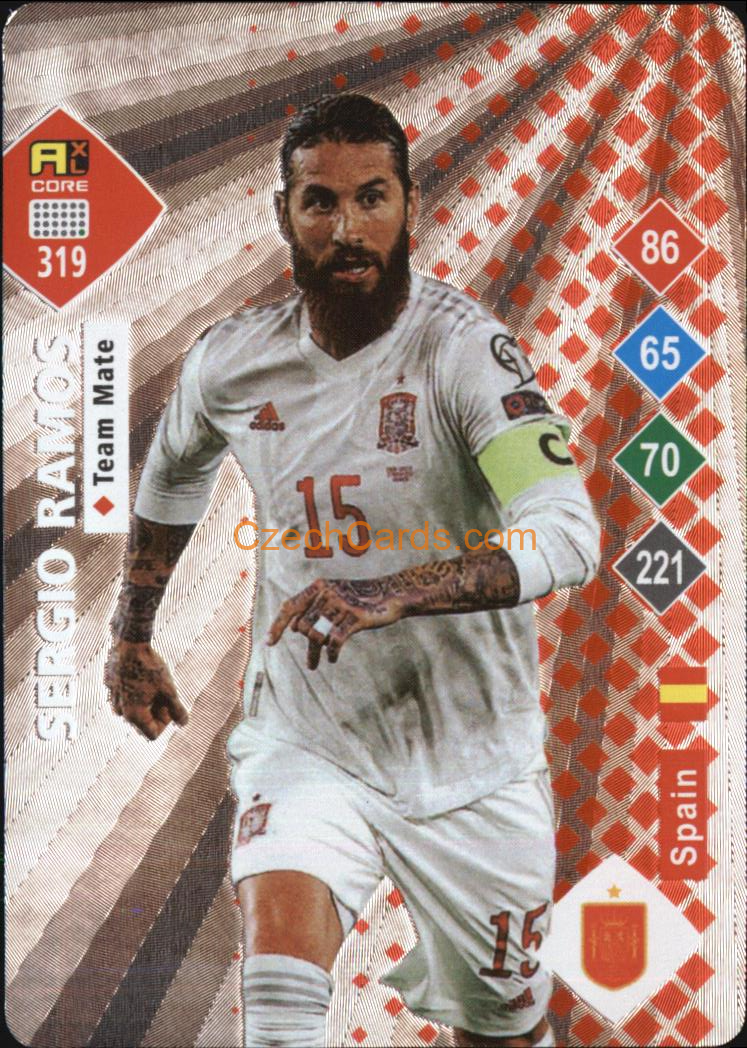 Sergio Ramos 2023 World Football Stars unofficial SILVER
