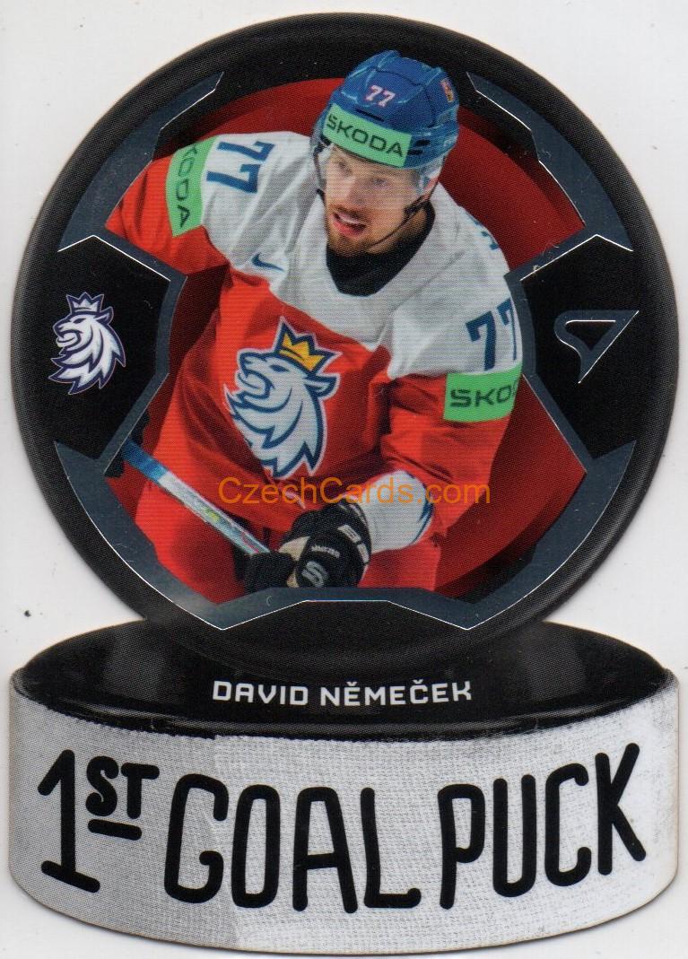 David Němeček 2024 Sportzoo Hokejové Česko 1st Goal Puck #GP-06
