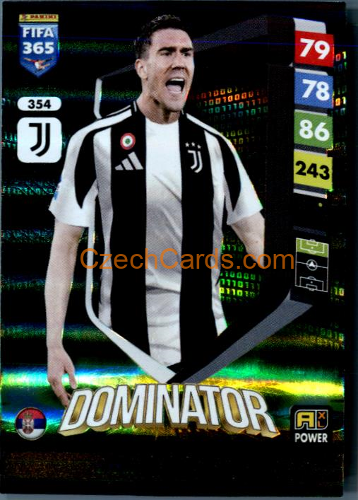 Dušan Vlahović 2025 FIFA 365 Adrenalyn Dominator #354