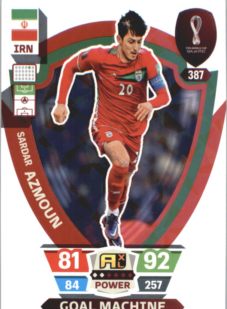 Sardar Azmoun 2022 Panini World Cup Adrenalyn Power #387