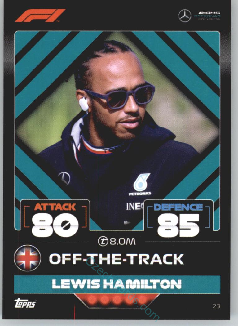Lewis Hamilton (Mercedes-AMG) 2022 Turbo Attax #23