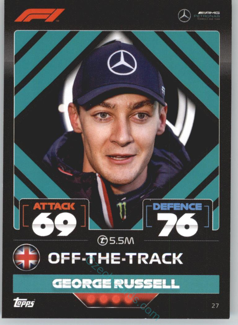 George Russell (Mercedes-AMG) 2022 Turbo Attax #27